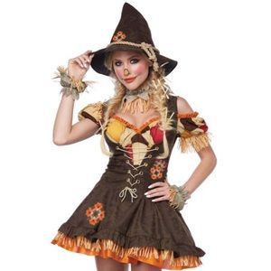 NWT Halloween Costume Sexy Scarecrow XL Fits M-L
